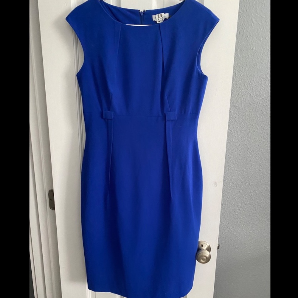 Calvin Klein Belted Waist Sheath Dress